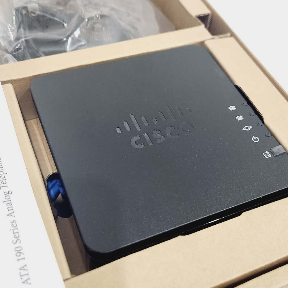 Cisco ATA191 Multiplatform VoIP Phone Adapter 2-FXS Port Analog to IP - Picture 4 of 7